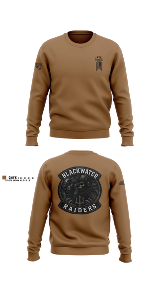 Crew Neck Sweatshirt, Blackwater Raiders Airsoft, Marines, Teamtime, Team time, sublimation, custom sports apparel, team uniforms, spirit wear, spiritwear, sports uniforms, custom shirts, team store, custom team store, fundraiser sports, apparel fundraiser
