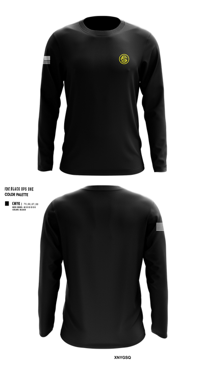 Texas Officer Candidate Class 69 17014937 Long Sleeve Performance Shirt 100