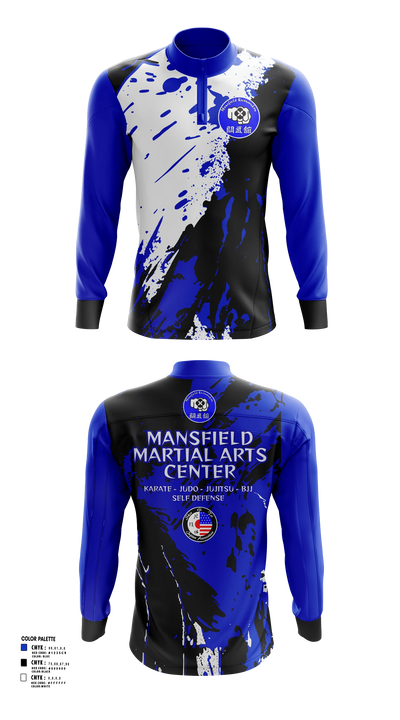 Mansfield Martial Arts Center Quarter Zip Jacket - 5