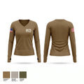 NCTS San Diego Women's Long Sleeve V-neck Shirt - 1