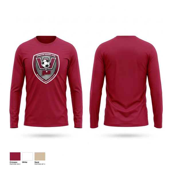 Long Sleeve Performance Shirt, Windsor Lady Warriors, Women's Soccer, Teamtime, Team time, sublimation, custom sports apparel, team uniforms, spirit wear, spiritwear, sports uniforms, custom shirts, team store, custom team store, fundraiser sports, apparel fundraiser