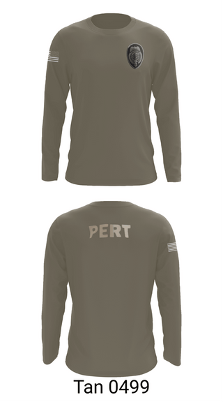 Long Sleeve Performance Shirt, Prison Emergency Response Team, Police, Teamtime, Team time, sublimation, custom sports apparel, team uniforms, spirit wear, spiritwear, sports uniforms, custom shirts, team store, custom team store, fundraiser sports, apparel fundraiser