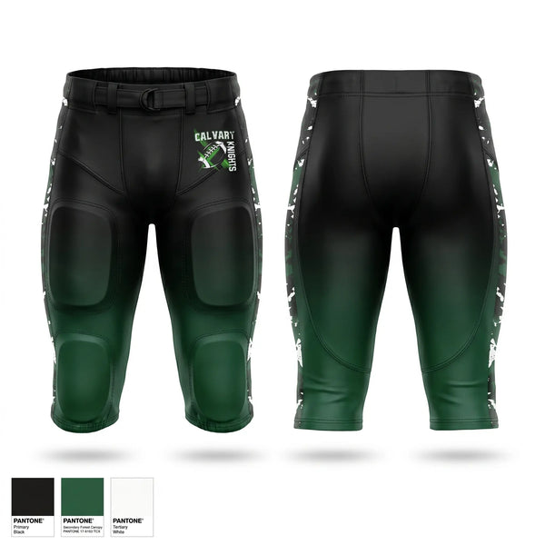 Integrated Football Pants, Calvary Knights, , Teamtime, Team time, sublimation, custom sports apparel, team uniforms, spirit wear, spiritwear, sports uniforms, custom shirts, team store, custom team store, fundraiser sports, apparel fundraiser