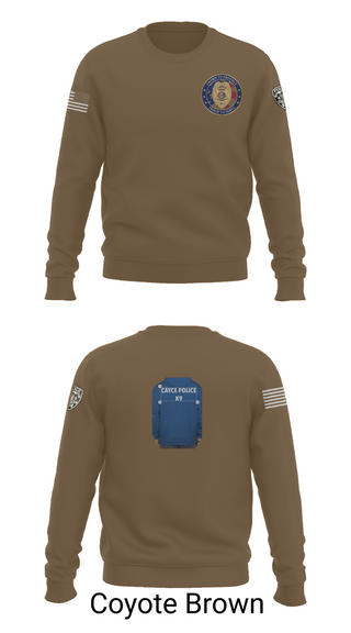 Crew Neck Sweatshirt, Cayce Police K9, , Teamtime, Team time, sublimation, custom sports apparel, team uniforms, spirit wear, spiritwear, sports uniforms, custom shirts, team store, custom team store, fundraiser sports, apparel fundraiser