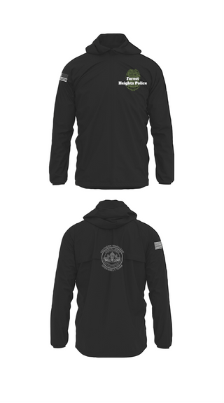 Windbreaker, Forest Heights Police, Police, Teamtime, Team time, sublimation, custom sports apparel, team uniforms, spirit wear, spiritwear, sports uniforms, custom shirts, team store, custom team store, fundraiser sports, apparel fundraiser