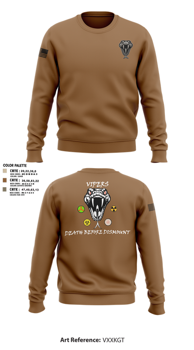 Vipers 4958651 Crew Neck Sweatshirt - 2