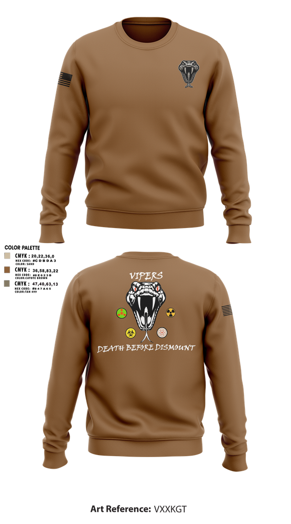 Crew Neck Sweatshirt, Vipers, , Teamtime, Team time, sublimation, custom sports apparel, team uniforms, spirit wear, spiritwear, sports uniforms, custom shirts, team store, custom team store, fundraiser sports, apparel fundraiser
