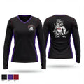 TCU Ranger Challenge 62930885 Women's Long Sleeve V-neck Shirt - 1