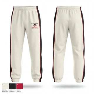 Sweatpants, Cougars, Men's Basketball, Teamtime, Team time, sublimation, custom sports apparel, team uniforms, spirit wear, spiritwear, sports uniforms, custom shirts, team store, custom team store, fundraiser sports, apparel fundraiser