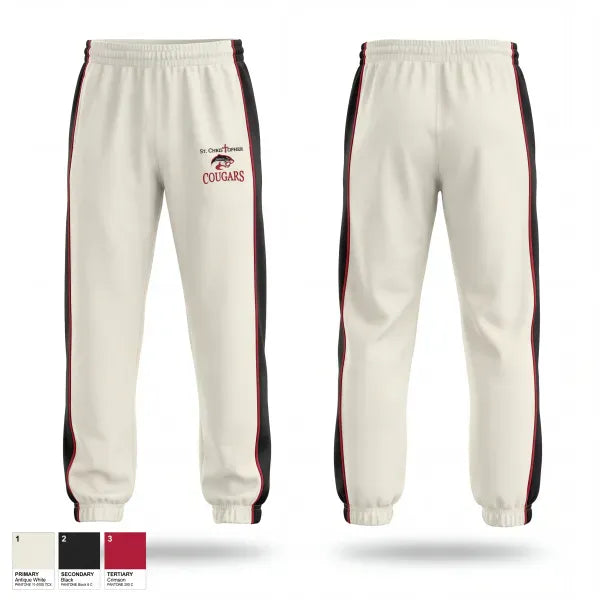 Sweatpants, Cougars, Men's Basketball, Teamtime, Team time, sublimation, custom sports apparel, team uniforms, spirit wear, spiritwear, sports uniforms, custom shirts, team store, custom team store, fundraiser sports, apparel fundraiser