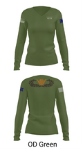 KISARAZU COMBAT TRAINING UNIT Women's Long Sleeve V-neck Shirt - 57