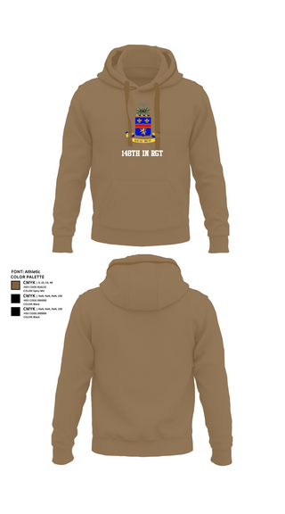 Hoodie, 148th IN RGT, , Teamtime, Team time, sublimation, custom sports apparel, team uniforms, spirit wear, spiritwear, sports uniforms, custom shirts, team store, custom team store, fundraiser sports, apparel fundraiser