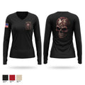 Task Force Women's Long Sleeve V-neck Shirt - 1