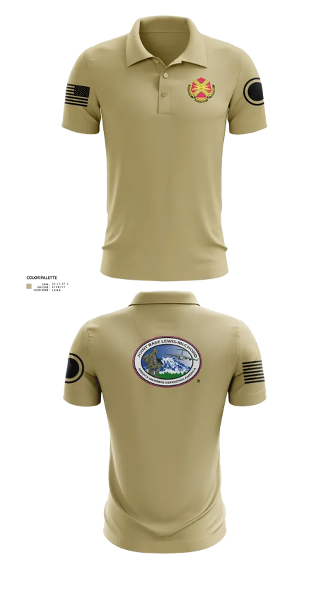 Short Sleeve Performance Polo, JBLM GARRISON, Army, Teamtime, Team time, sublimation, custom sports apparel, team uniforms, spirit wear, spiritwear, sports uniforms, custom shirts, team store, custom team store, fundraiser sports, apparel fundraiser