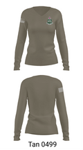 1-35 conquerors 73648216 Women's Long Sleeve V-neck Shirt - 77
