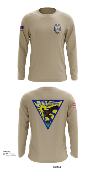 Long Sleeve Performance Shirt, ACCLOGWING SECURITY, , Teamtime, Team time, sublimation, custom sports apparel, team uniforms, spirit wear, spiritwear, sports uniforms, custom shirts, team store, custom team store, fundraiser sports, apparel fundraiser