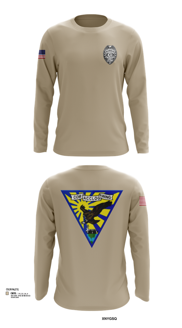 Long Sleeve Performance Shirt, ACCLOGWING SECURITY, , Teamtime, Team time, sublimation, custom sports apparel, team uniforms, spirit wear, spiritwear, sports uniforms, custom shirts, team store, custom team store, fundraiser sports, apparel fundraiser