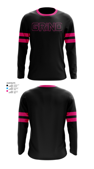 Long Sleeve Performance Shirt, LA GRiND, Baseball, Teamtime, Team time, sublimation, custom sports apparel, team uniforms, spirit wear, spiritwear, sports uniforms, custom shirts, team store, custom team store, fundraiser sports, apparel fundraiser