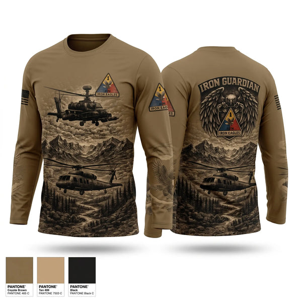 Long Sleeve Performance Shirt, Iron eagles, Army, Teamtime, Team time, sublimation, custom sports apparel, team uniforms, spirit wear, spiritwear, sports uniforms, custom shirts, team store, custom team store, fundraiser sports, apparel fundraiser