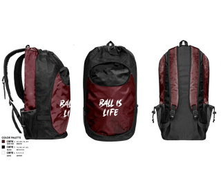 Gear Bag, Ballislife, Men's Basketball, Teamtime, Team time, sublimation, custom sports apparel, team uniforms, spirit wear, spiritwear, sports uniforms, custom shirts, team store, custom team store, fundraiser sports, apparel fundraiser