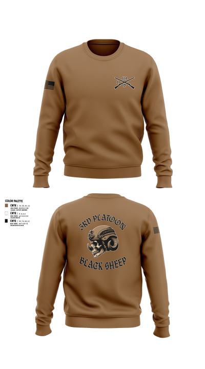 3rd PLT Black Sheep 32884167 Crew Neck Sweatshirt - 80