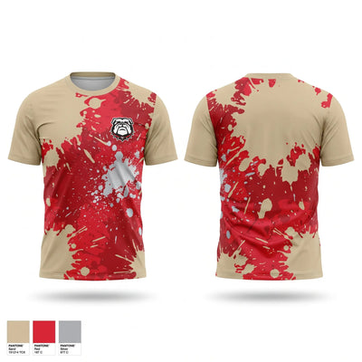 Hickman County Bulldogs Short Sleeve Performance Shirt - 1