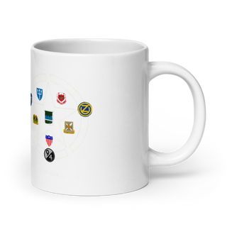 80th TC, TTC-Dix 36888553 White Glossy Mug - Large