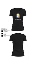 Uss Carter Hall 96042318 Women's Short Sleeve V-neck Shirt - 23