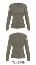 Detachment 002 27485156 Women's Long Sleeve V-neck Shirt - 11