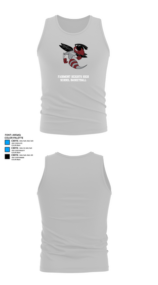 Tank Top, Fairmont Heights High School Basketball, Men's Basketball, Teamtime, Team time, sublimation, custom sports apparel, team uniforms, spirit wear, spiritwear, sports uniforms, custom shirts, team store, custom team store, fundraiser sports, apparel fundraiser