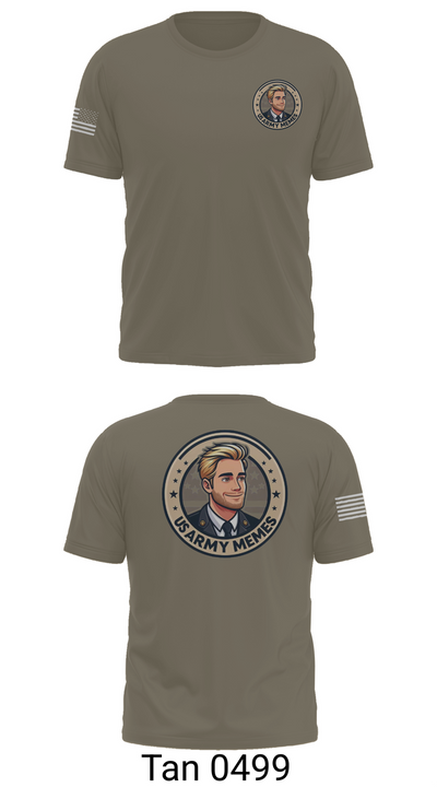 U.S Army memes 48956065 Old School Cotton Feel Shirt - 70