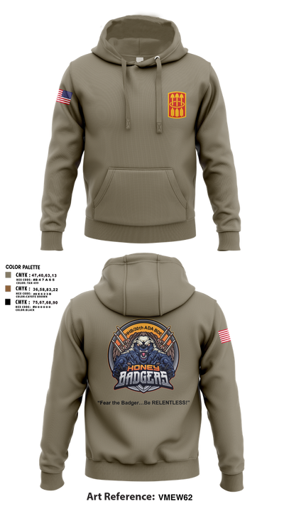 Honey Badgers / 30X 25750949 Hoodie - 1