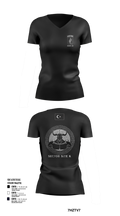 173RD ABN 21007449 Women's Short Sleeve V-neck Shirt - 107