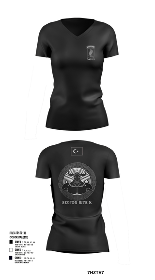 Womens Short Sleeve Vneck Shirt, 173RD ABN, Army, Teamtime, Team time, sublimation, custom sports apparel, team uniforms, spirit wear, spiritwear, sports uniforms, custom shirts, team store, custom team store, fundraiser sports, apparel fundraiser