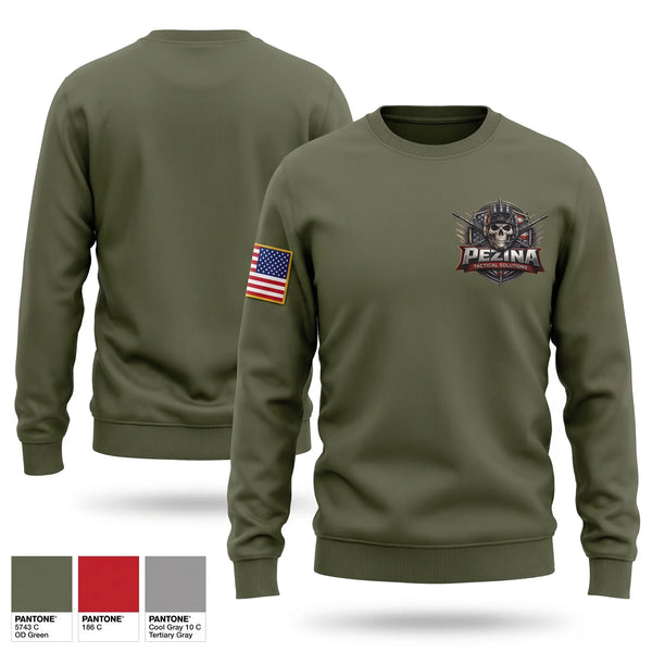 Crew Neck Sweatshirt, Pezina Tactical Solutions, EMS/EMT, Teamtime, Team time, sublimation, custom sports apparel, team uniforms, spirit wear, spiritwear, sports uniforms, custom shirts, team store, custom team store, fundraiser sports, apparel fundraiser