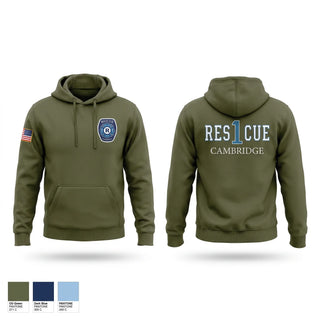 Hoodie, Cambridge Rescue 1, Fire Department, Teamtime, Team time, sublimation, custom sports apparel, team uniforms, spirit wear, spiritwear, sports uniforms, custom shirts, team store, custom team store, fundraiser sports, apparel fundraiser