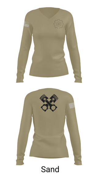 Womens Long Sleeve Vneck Shirt, ENGINEMEN, , Teamtime, Team time, sublimation, custom sports apparel, team uniforms, spirit wear, spiritwear, sports uniforms, custom shirts, team store, custom team store, fundraiser sports, apparel fundraiser