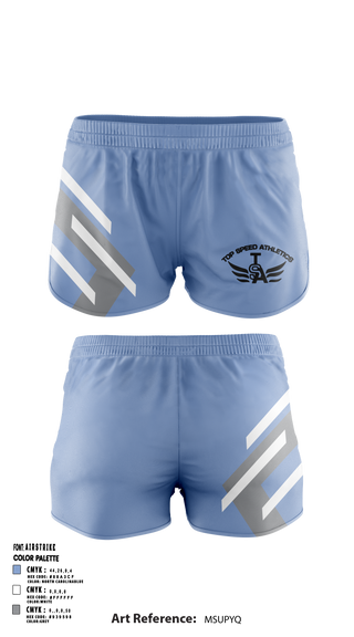 Ranger Panties, Top Speed Athletics, Track & Field, Teamtime, Team time, sublimation, custom sports apparel, team uniforms, spirit wear, spiritwear, sports uniforms, custom shirts, team store, custom team store, fundraiser sports, apparel fundraiser