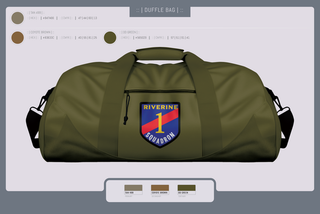 Duffle Bag, Riverine Squadron One, , Teamtime, Team time, sublimation, custom sports apparel, team uniforms, spirit wear, spiritwear, sports uniforms, custom shirts, team store, custom team store, fundraiser sports, apparel fundraiser
