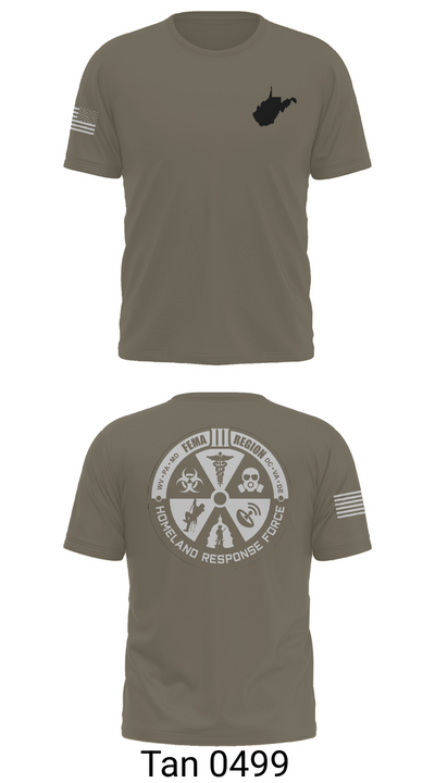 Region 3 Homeland Response Force 34212172 Short Sleeve Performance Shirt - 76
