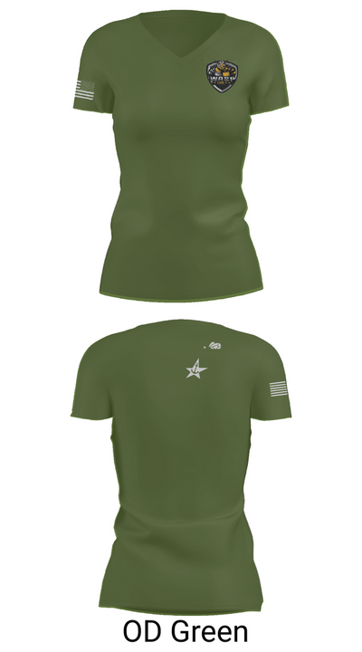 USS WASP 47898646 Women's Short Sleeve V-neck Shirt - 46
