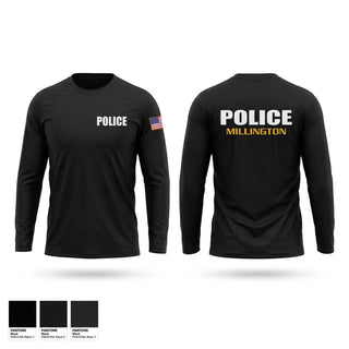 Long Sleeve Performance Shirt, Millington Police Department, Police, Teamtime, Team time, sublimation, custom sports apparel, team uniforms, spirit wear, spiritwear, sports uniforms, custom shirts, team store, custom team store, fundraiser sports, apparel fundraiser