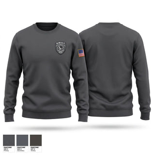 Crew Neck Sweatshirt, S.W.A.T., Police, Teamtime, Team time, sublimation, custom sports apparel, team uniforms, spirit wear, spiritwear, sports uniforms, custom shirts, team store, custom team store, fundraiser sports, apparel fundraiser