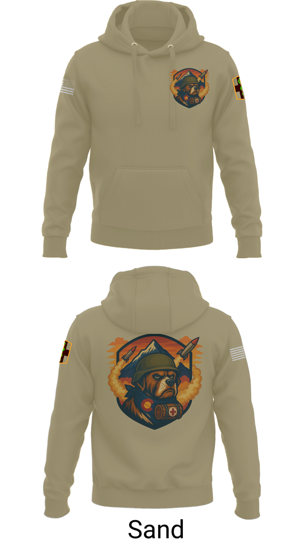 Hoodie, 10th Field Hospital (FWD), , Teamtime, Team time, sublimation, custom sports apparel, team uniforms, spirit wear, spiritwear, sports uniforms, custom shirts, team store, custom team store, fundraiser sports, apparel fundraiser