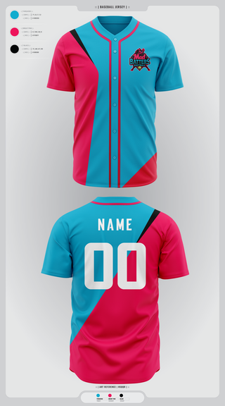 Full Button Baseball Jersey, MadBatters Softball, Softball, Teamtime, Team time, sublimation, custom sports apparel, team uniforms, spirit wear, spiritwear, sports uniforms, custom shirts, team store, custom team store, fundraiser sports, apparel fundraiser
