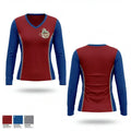 East Valley Bulls 90551789 Women's Long Sleeve V-neck Shirt - 1
