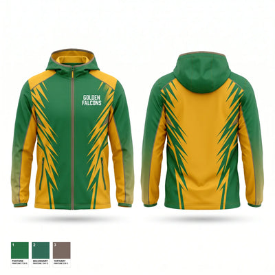 Golden falcons Windbreaker - 1