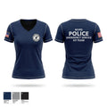 NYPD ESU K9 Women's Short Sleeve V-neck Shirt - 1