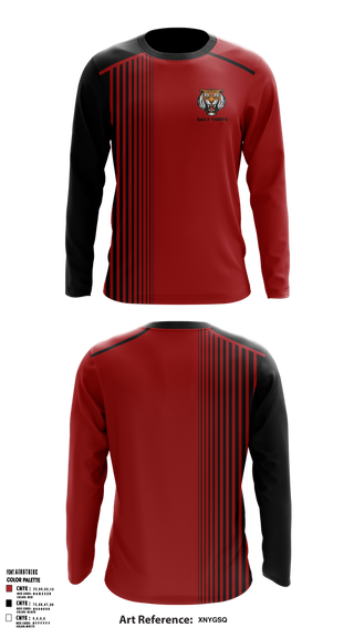 Long Sleeve Performance Shirt, Daily Tigers, , Teamtime, Team time, sublimation, custom sports apparel, team uniforms, spirit wear, spiritwear, sports uniforms, custom shirts, team store, custom team store, fundraiser sports, apparel fundraiser