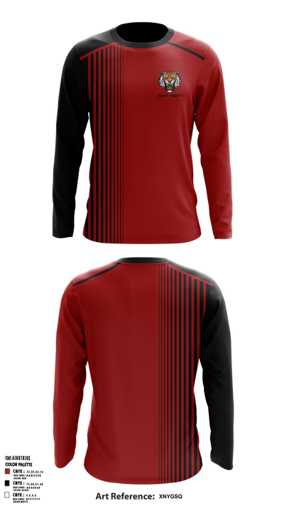 Daily Tigers 29154077 Long Sleeve Performance Shirt 1